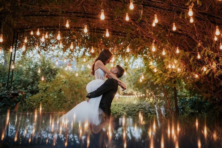 החתונה של ירדן ברזילאי ובן צעירי (צילום: מלאכים לבנים)