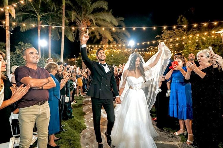 החתונה של ירדן ברזילאי ובן צעירי (צילום: מלאכים לבנים)