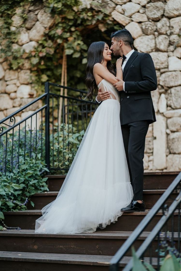 החתונה של ירדן ברזילאי ובן צעירי (צילום: מלאכים לבנים)