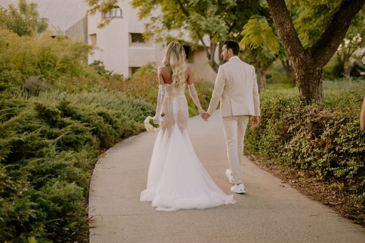 החתונה של דניאלה ברדה ושגיא אלמקיאס (צילום: דניאל דיין)