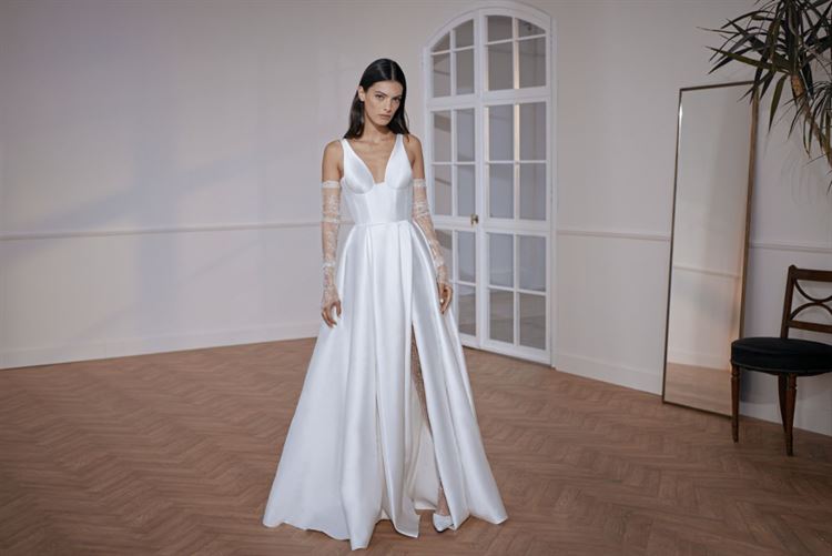 שמלת כלה בעיצובה של לי גרבנאו (צילום: יחצ)