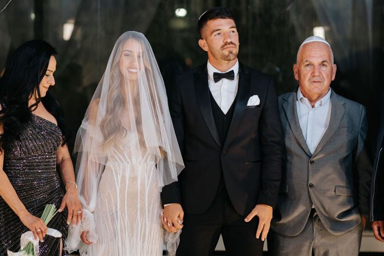 החתונה של ליאור גרפי ואביב סולומון (צילום: עידו סיטבון)