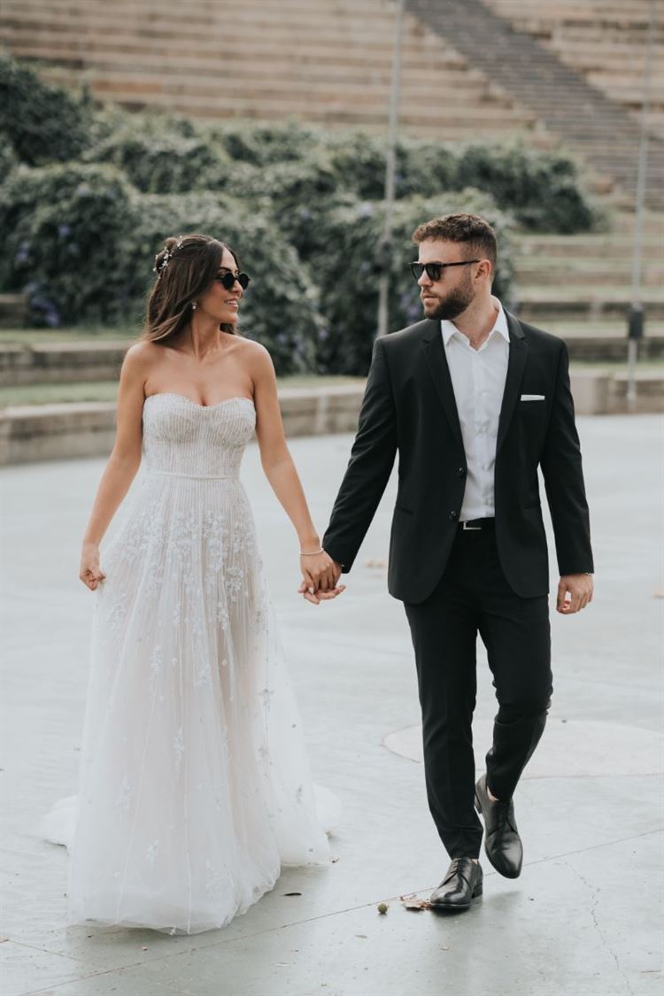 החתונה של נוי נחשון ותומר פינטו (צילום: Your Story)