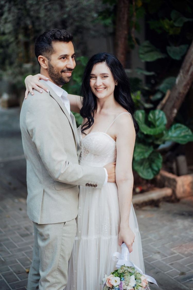 החתונה של קטיה גלפמן ודולב הדר (צילום: עידן מרציאנו)