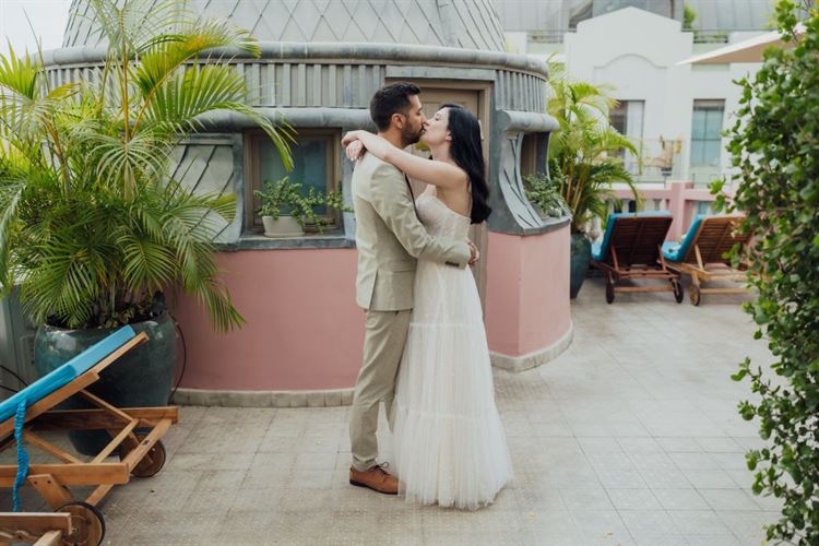 החתונה של קטיה גלפמן ודולב הדר (צילום: עידן מרציאנו)