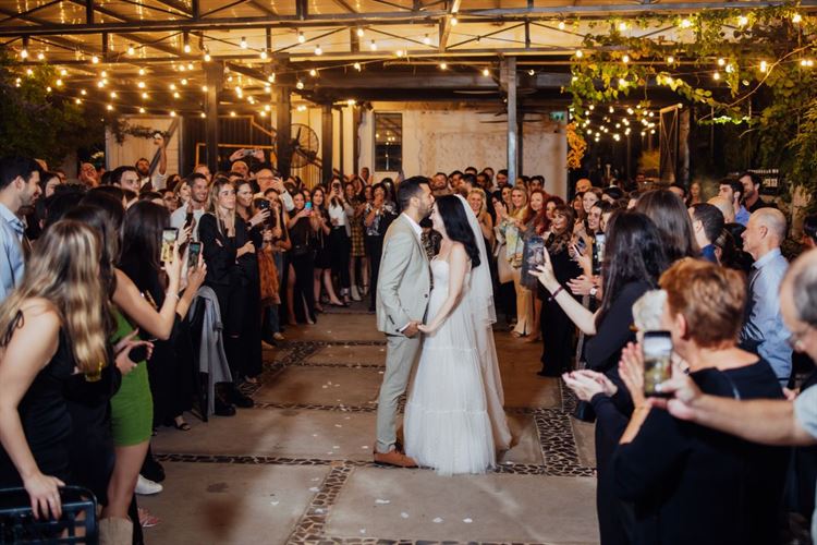 החתונה של קטיה גלפמן ודולב הדר (צילום: עידן מרציאנו)