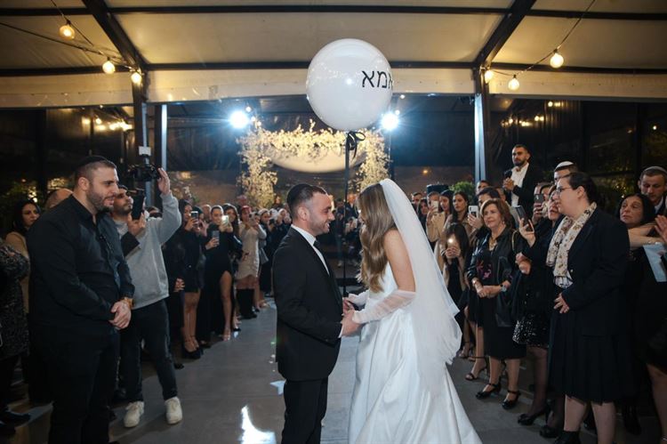 החתונה של עמית וידל ומאיר לוטטי (צילום: ברנז'ה צלמים)