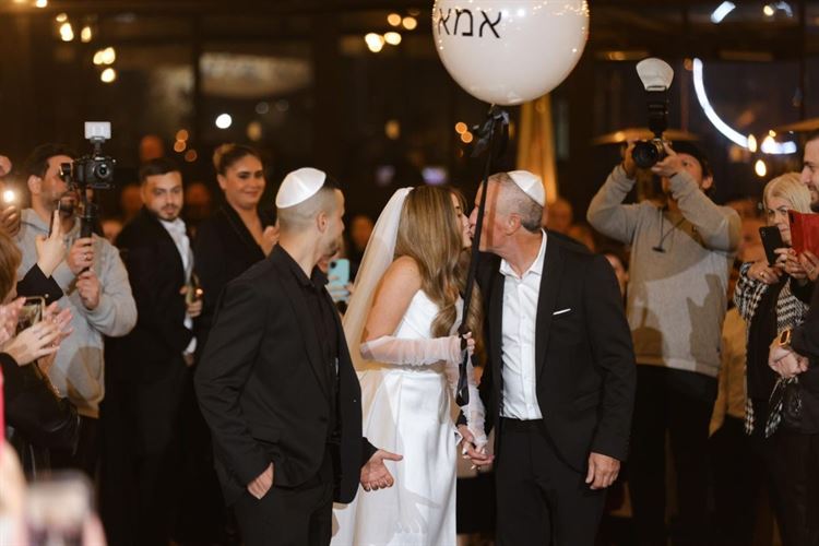 החתונה של עמית וידל ומאיר לוטטי (צילום: ברנז'ה צלמים)
