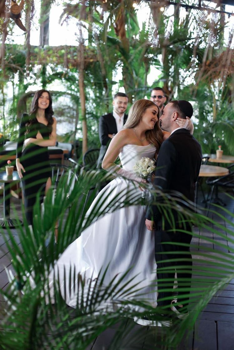 החתונה של עמית וידל ומאיר לוטטי (צילום: ברנז'ה צלמים)