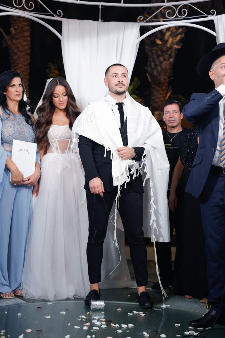החתונה של חן חזן ואלעד אלגזר (צילום: דיימונדס צלמים)
