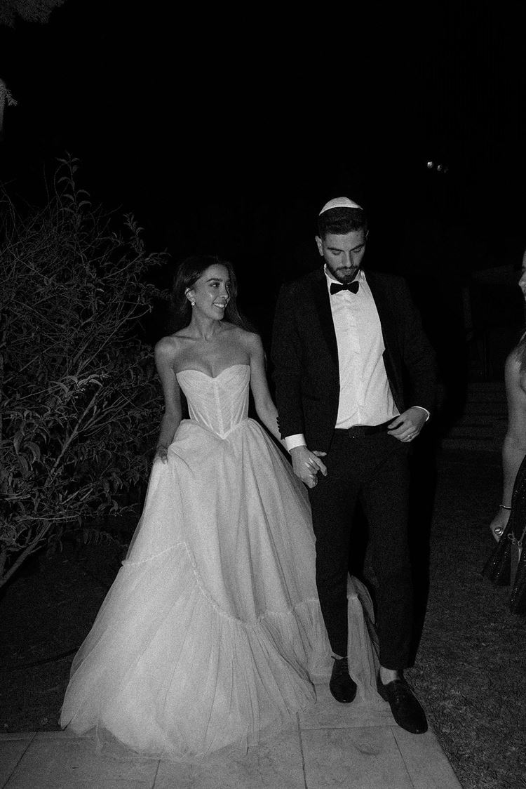 החתונה של אליה שטרית ואליאור בן נון (צילום: עדי אדרי)