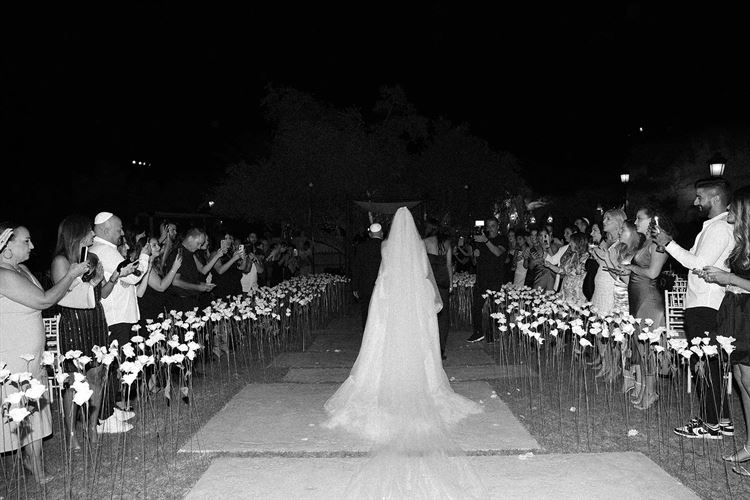 החתונה של אליה שטרית ואליאור בן נון (צילום: עדי אדרי)