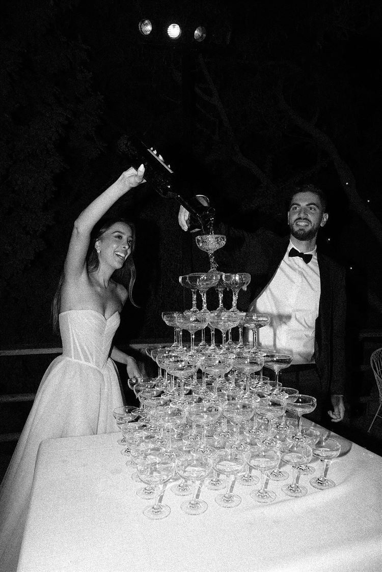 החתונה של אליה שטרית ואליאור בן נון (צילום: עדי אדרי)