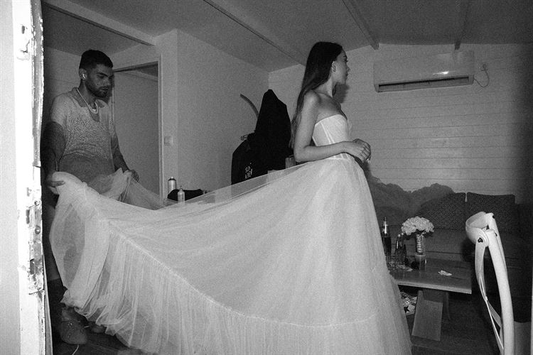 החתונה של אליה שטרית ואליאור בן נון (צילום: עדי אדרי)