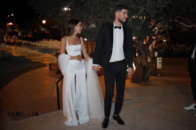 החתונה של אליה שטרית ואליאור בן נון (צילום: פיני קמליה)