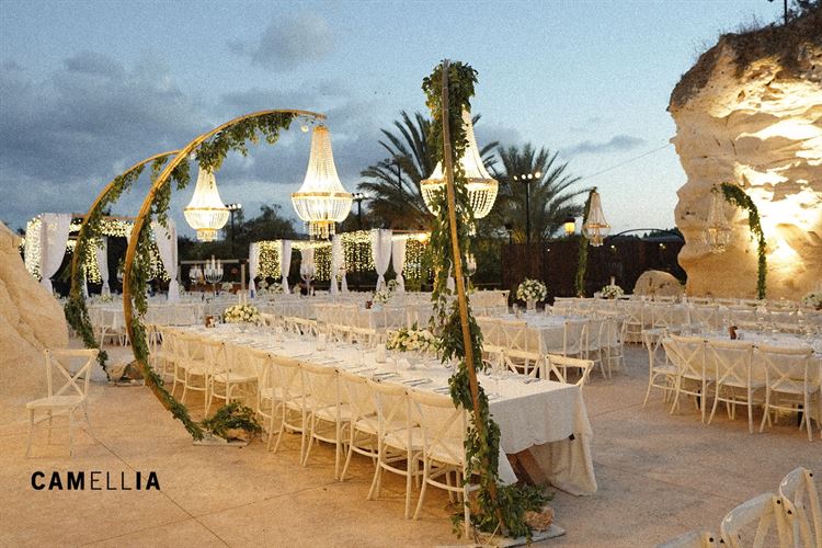 החתונה של אליה שטרית ואליאור בן נון (צילום: פיני קמליה)