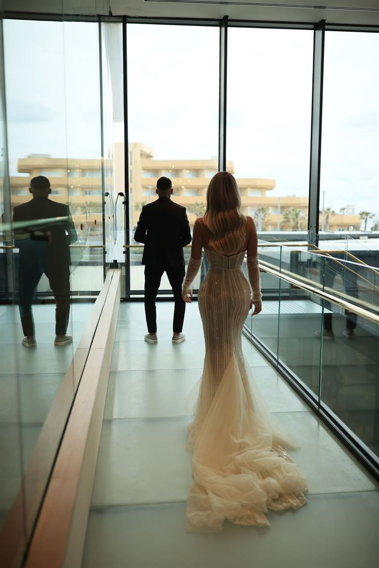 החתונה של עמית חסון וירדן כהן (צילום: אלון אנקונינה)