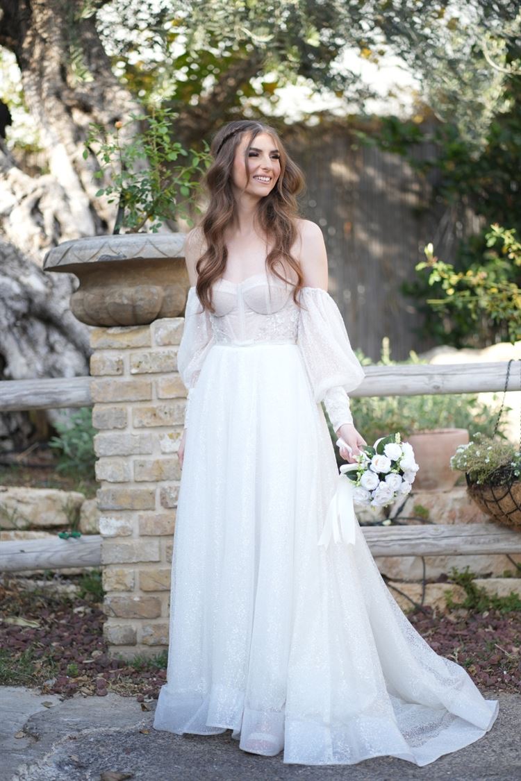 החתונה של אלינה חאיט ושלום ג'רבי (צילום: אייל צלמים)