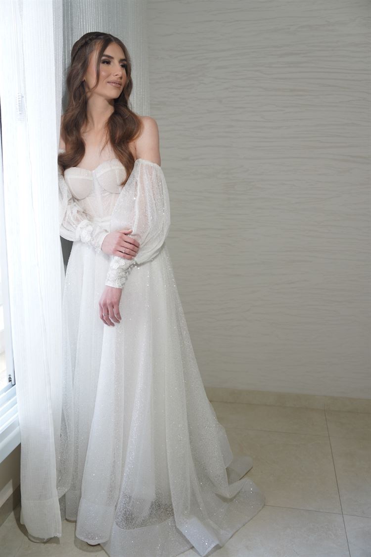 החתונה של אלינה חאיט ושלום ג'רבי (צילום: אייל צלמים)