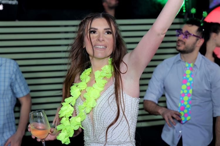 החתונה של אלינה חאיט ושלום ג'רבי (צילום: אייל צלמים)