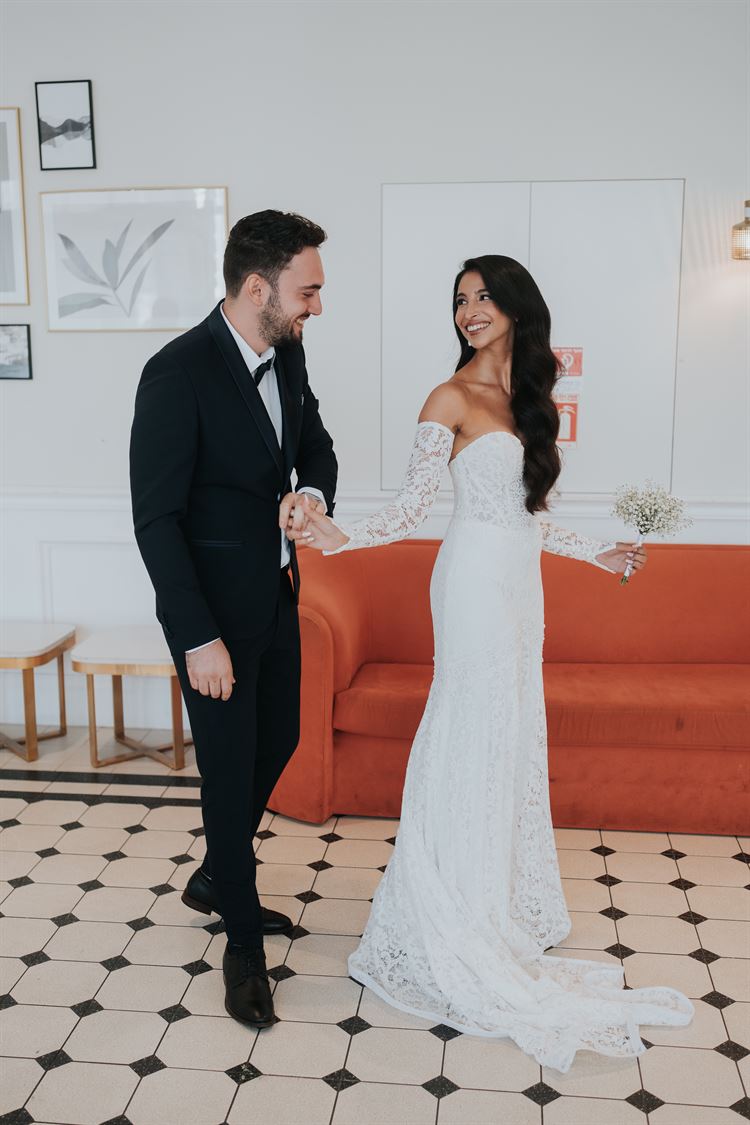 החתונה של שקד עמרן וליאור בן חמו (צילום: your story)