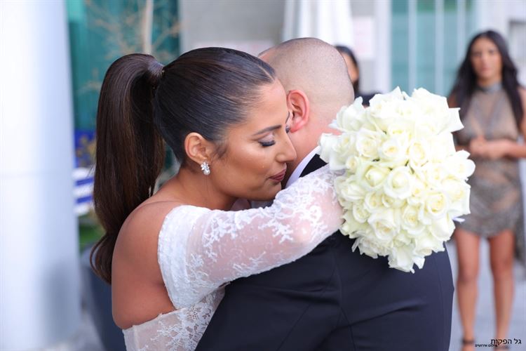 החתונה של דניאל רובין ועמית זינו (צילום: גל הפקות)