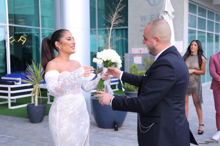 החתונה של דניאל רובין ועמית זינו (צילום: גל הפקות)