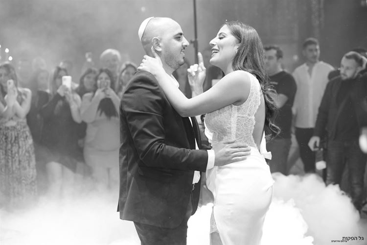 החתונה של דניאל רובין ועמית זינו (צילום: גל הפקות)
