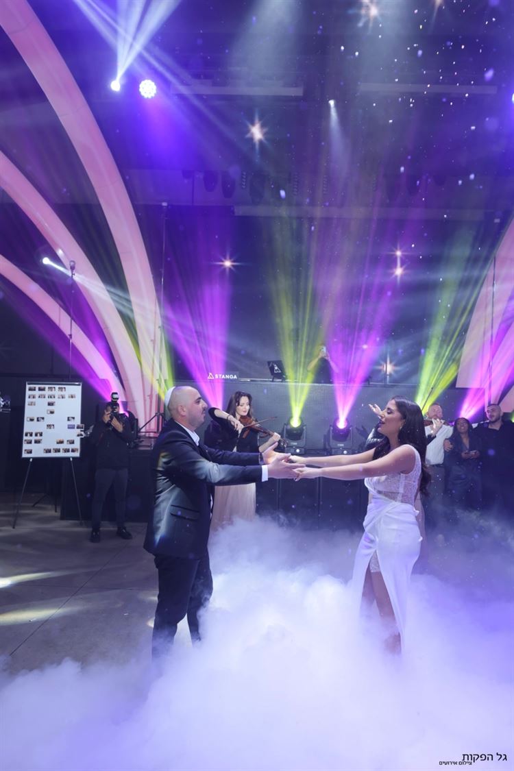 החתונה של דניאל רובין ועמית זינו (צילום: גל הפקות)