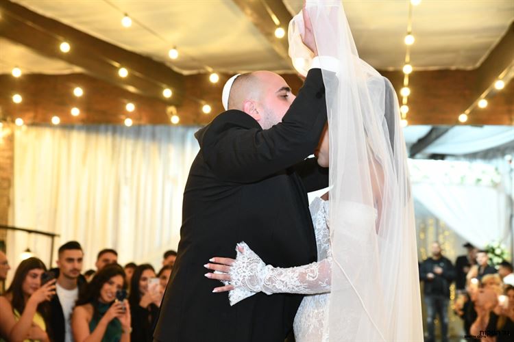 החתונה של דניאל רובין ועמית זינו (צילום: גל הפקות)