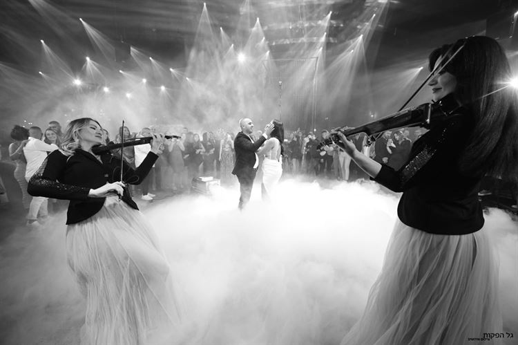 החתונה של דניאל רובין ועמית זינו (צילום: גל הפקות)