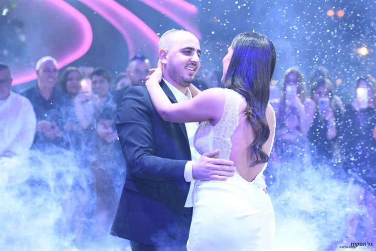 החתונה של דניאל רובין ועמית זינו (צילום: גל הפקות)