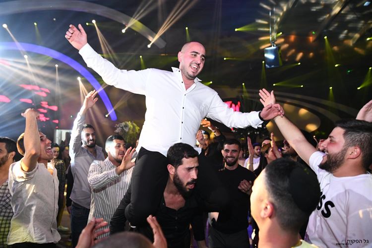 החתונה של דניאל רובין ועמית זינו (צילום: גל הפקות)