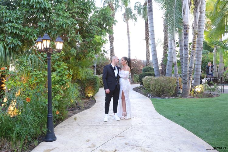 החתונה של דניאל רובין ועמית זינו (צילום: גל הפקות)