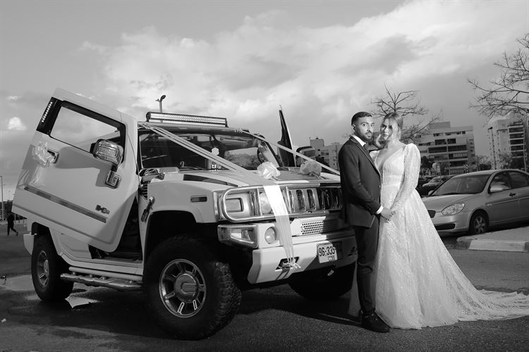 החתונה של נועה וגיא (צילום: שי אסייג)