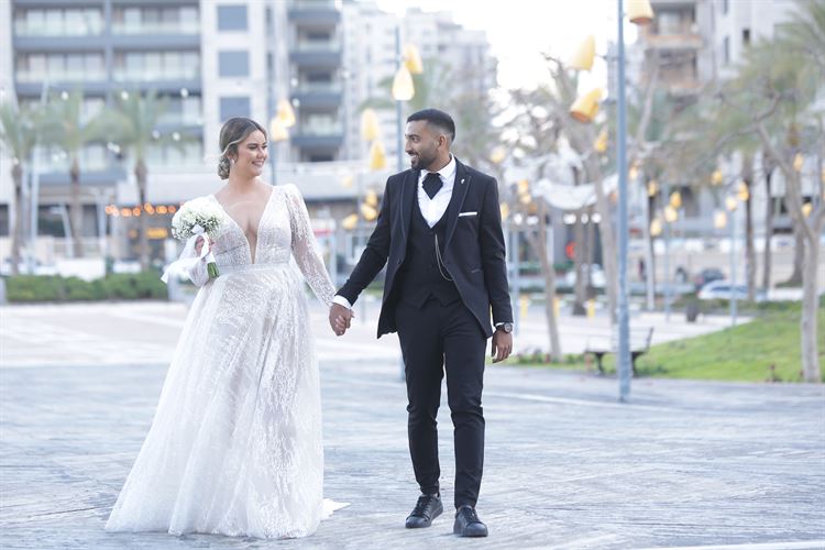 החתונה של נועה וגיא (צילום: שי אסייג)