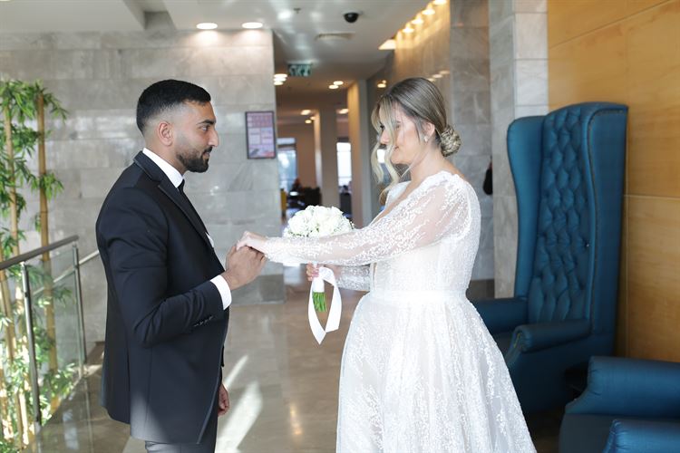 החתונה של נועה וגיא (צילום: שי אסייג)