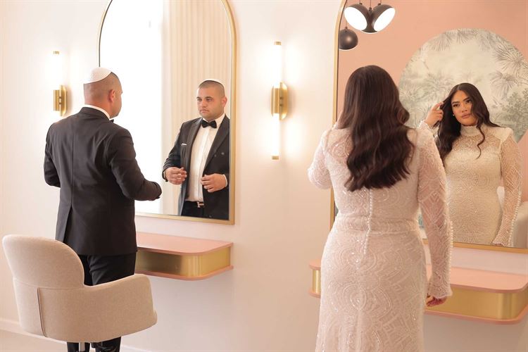 החתונה של ליאור ומיכאל (צילום: שי אסייג)