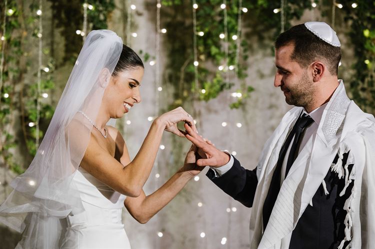 החתונה של חן ותומר (צילום: מורן מעיין)