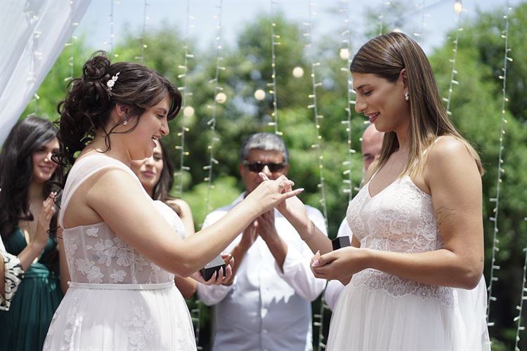 החתונה של ספיר ובר (צילום: מאיה אמדו)