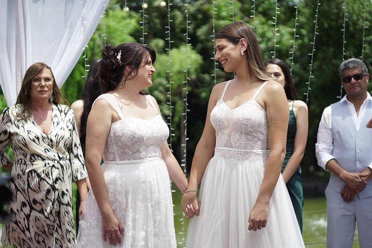 החתונה של ספיר ובר (צילום: מאיה אמדו)