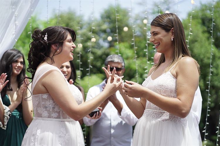 מרגשות! החתונה של ספיר ובר (צילום: מאיה אמדו)