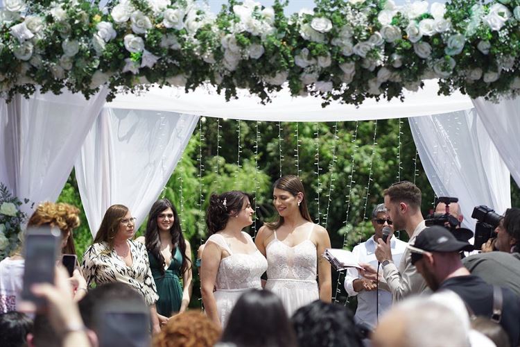 החתונה של ספיר ובר (צילום: מאיה אמדו)