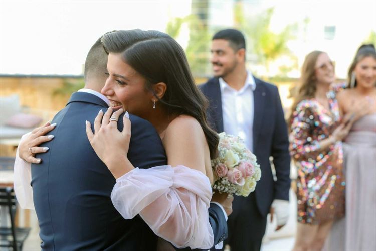 החתונה של גל ולירן (צילום: אספוסה)