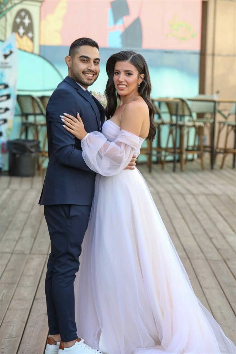 החתונה של גל ולירן (צילום: אספוסה)