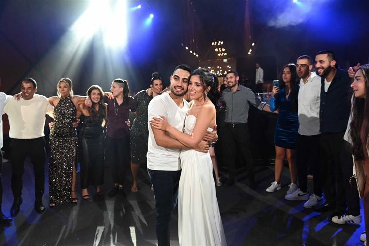 החתונה של גל ולירן (צילום: אספוסה)