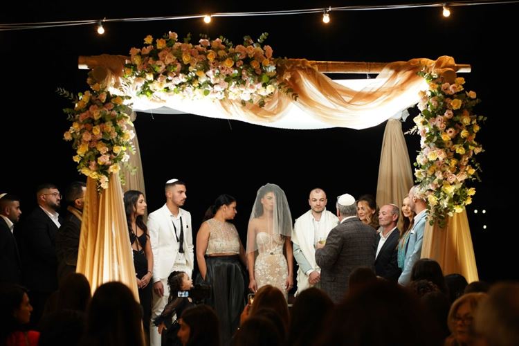 החתונה של ליהוד ואנדרי (צילום: רון קובי)