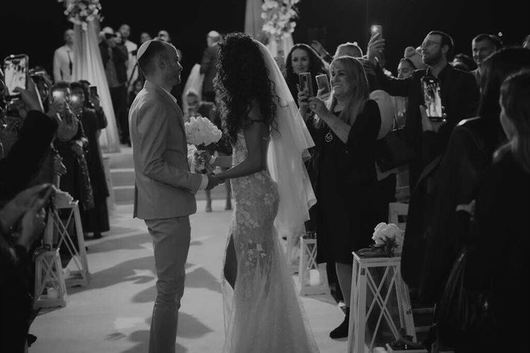 החתונה של ליהוד ואנדרי (צילום: רון קובי)