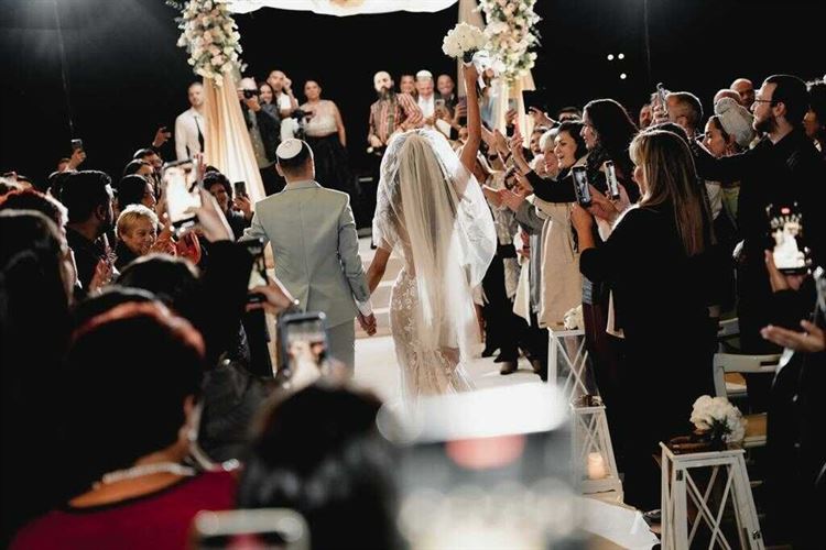 החתונה של ליהוד ואנדרי (צילום: רון קובי)