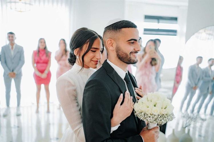 החתונה של שנהב ואוריה (צילום: יניב אסיאס)